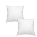 Produktbild: AddLiving 2er Set Kopfkissen 80x80 cm - Allergiker Kopfkissen atmungsaktiv & waschbar 60°C - ÖKO-TEX Mikrofaser Kissen 800g Füllung - Schlafkissen für Seitenschläfer & Rückenschläfer, Weiß