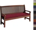 Produktbild: Bankauflage Stuhlkissen mit abnehmbarem Bezug Bankkissen Bankpolster Polsterauflage Auflage für Gartenbank viele Farben und Größen zur Auswahl (100 x 40 x 5cm, Rot)