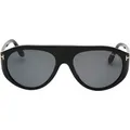 Produktbild: Tom Ford Smoke Lensed Shiny Black Sonnenbrille