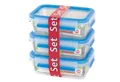 Produktbild: Emsa, Frischhaltedosen, 3er Set, ca. 0,55 l, blau, Clip & Close