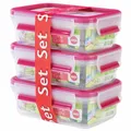 Produktbild: CLIPCLOSE EMSA Clip Close transparent Frischhaltedosen Set blau Groupe 508570
