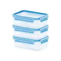 Produktbild: emsa Frischhaltedosen CLIP & CLOSE 5,8 cm hoch transparent 3x 0,55 l, 3 St.