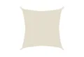 Produktbild: anndora Sonnensegel Tarp 4x4 HDPE quadratischer Sichtschutz, (beige), luftdurchlässiger Stoff