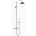 Produktbild: Dornbracht MADISON Showerpipe mit Brausebatterie, ohne Handbrause, Ausladung Standbrause 420mm, 26632360-00, Farbe: Chrom