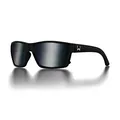 Produktbild: Westin W6 Street 100 Matte Black Smoke Silver Flash Blue - Polbrille, Polarisationsbrille, Angelbrille