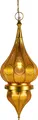 Produktbild: Orientalische Lampe Pendelleuchte Gold Fayna 55cm E27 Lampenfassung | Marokkanische Design Hängeleuchte Leuchte aus Marokko | Orient Lampen für Wohnzimmer Küche oder Hängend über den Esstisch