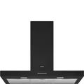 Produktbild: Smeg KBT900NE Wandhaube 90cm Schwarz Flache T-Form Neutrales Design