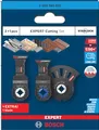 Produktbild: Bosch 3x EXPERT Sägeblatt Set (für Edelstahlrohre, Holz mit Metall, Länge mm, Professional Zubehör Multifunktionswerkzeug)