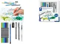 Produktbild: STAEDTLER Aquarell- & Handlettering-Set Watercolor Inhalt: 6x Doppel-Fasermaler mit Pinselspitze (3001), - 1 Stück (61 3001-2)