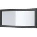 Produktbild: Vladon Spiegel, Schwarz, Holzwerkstoff, Rechteckig, 89x45x2 cm, Spiegel, Wandspiegel