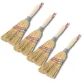 Produktbild: 4x Novatool Kehrgarnituren Reisstrohbesen