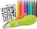 Produktbild: JOLLY Kreativset Elektrischer Airbrush-Stift für Kinder inkl. Vorlagen (Airbrush Fun), (21-tlg)