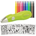 Produktbild: JOLLY Airbrush Fun Starter Set 21-teilig, 12 Farben + Zubehör