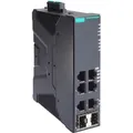 Produktbild: Moxa Kompakter industrieller Smart-Ethernet-Switch mit 4 PoEPoE 10100BaseT(X)-Ports, 2 10 (6 Ports) (SDS-3006-4POE-2GTXSFP-T)