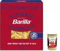 Produktbild: 10x Barilla Mezze Penne Rigate al Bronzo Bronze Gezogene Pasta 400g Rohe Verarbeitungsmethode + Italian Gourmet polpa 400g
