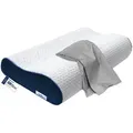 Produktbild: casimum Orthopädisches, Grau, Textil, Füllung: Viskoelastischer Kern, 30x60 cm, Oeko-Tex® Standard 100, Schlaftextilien, Kopfkissen & Nackenkissen, Nackenkissen