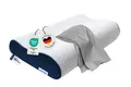 Produktbild: casimum Nackenstützkissen Orthopädisches Nackenkissen ERGO VARIO, 60x30cm, höhenverstellbar, Füllung: Memory Foam (Memory Schaum), Bezug: Grau, Rückenschläfer, Seitenschläfer, ergonomisches Nackenkissen, orthopädisches Kissen