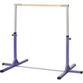 Produktbild: Homcom Gymnastik-turnreck, 13-stufig Höhenverstellbar Reckstange, Reck Turnstange Aus Holz & Stabile Stahlkonstruktion Bis 75 Kg Belastbar, Für 3+ Kinder, Indoor, Outdoor, Violett