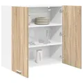 Produktbild: vidaXL Hängeschrank Sonoma-Eiche 80 x 31 x 80 cm Holzwerkstoff