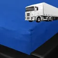 Produktbild: BettwarenShop Spannbettlaken für LKW Truck Matratzen 60x220 cm | royalblau - blau