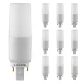 Produktbild: 10x LED Lampe G24d neutralweiß 7W /50W  G24 Leuchtmittel 230V 660lm 4000K SEBSON