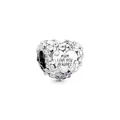 Produktbild: PANDORA Charm Blumiges Herz Mum Pink 791155C01