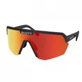 Produktbild: Scott Sport Shield AMP Wechselscheiben Fahrradbrille schwarz/rot chrome Unisex