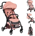 Produktbild: Kikkaboo Kinderwagen Buggy Cloe bis 22 kg Aluminiumrahmen faltbar Getränkehalter rosa pink