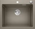 Produktbild: BLANCO PLEON 6 | Granitspüle aus SILGRANIT tartufo | Einbauart: Einbau von Oben | für 60 cm breite Unterschränke | Maximales Volumen durch besonders tiefes Becken | [61,5x51x23,2 cm]