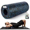Produktbild: GYMERK Faszienrolle Mittlere Härte, Foam Roller (33 x 14 cm), Selbstmassage Fazienrolle zur Dehnung & Fitness des Rücken Wirbelsäule Beine, Effektive Massagerolle für funktionales Training