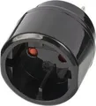 Produktbild: Brennenstuhl 1508450 - Typ C (Euro-Stecker) - Typ A - 250 V - 16 A - Schwarz - Sichtverpackung