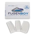 Produktbild: Fugenboy® patentierter Fugenglätter 3er Set | Deutsche Herstellung | Silikon-Fugen Abzieher | Ideal als Fugenspachtel für Fliesen & Edelstahl | 5mm, 8mm, Rund | Zur Fugen-Versiegelung