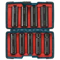 Produktbild: Bosch 27286 1/5.1 cm Schaft 9-teiliges sortiertes Set mit Brute Tough Case Impact Tough Deep Well Stecknüssen für Anwendungen bei hohen Drehmomenten und Befestigung