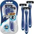Produktbild: Bic Nassrasierer Flex 3, Einwegrasierer, für Herren, 3-fach Klinge, 3 Stück