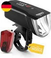 Produktbild: DANSI Fahrradleuchten-Set Stvzo I Led-Fahrradlicht I Rad-Licht Hell Vorne