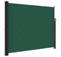 Produktbild: vidaXL Seitenmarkise Seitenmarkise Ausziehbar Dunkelgrün 160x500 cm (1-St)
