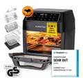 Produktbild: GOURMETmaxx Heißluftfritteuse XXL-Heißluftfritteuse mit großem Fassungsvermögen, 1700 W, 10 Programme, Touchdisplay und Timer-Funktion, Inkl. Zubehörpaket