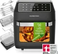 Produktbild: GOURMETmaxx Heißluft-Ofen 12L 1700W Airfryer Grill Pizza Drehspieß
