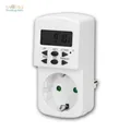 Produktbild: 24h Tages-Zeitschaltuhr 1800W/230V, digitale Schaltuhr f Steckdose, 10 Programme