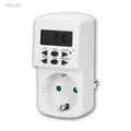 Produktbild: Tages-Zeitschaltuhr 1800W/230V, digitale Schaltuhr f Steckdose, 24h/10 Programme