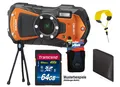Produktbild: Ricoh WG-80 Orange + 64GB Komplettset ! bis 14m wasserdicht