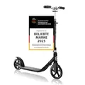 Produktbild: GLOBBER ONE NL 205-180 Duo – Tretroller, 205/180 mm, ABEC 7, höhenverstellbar, Klappmechanismus, grau