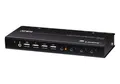 Produktbild: ATEN CS784H Tastatur/Video/Maus (KVM)-Switch Schwarz