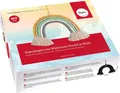 Produktbild: Regenbogen aus Makramee Kordel+Wolle, DIY-Set, Box 1 Stück, Kinderzimmerdeko