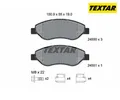Produktbild: Bremsbelagsatz, Scheibenbremse Q+ TEXTAR 2455001 für Opel