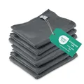 Produktbild: ELEXACLEAN Geschirrtücher Microfaser (6er Set, 68x42 cm, grau/anthrazit) saugstark, waschbar bis 60°C, Geschirrhandtücher, Handtücher Küche modern