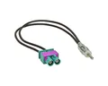 Produktbild: tomzz Audio Doppel Fakra (M) Antennenadapter Stecker auf DIN (M) Stecker 150 Ohm p KFZ-Adapter