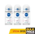 Produktbild: Nivea Original Care Deo Roll-On 48H Schutz reizend Frauen 3er Pack