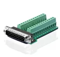 Produktbild: euroharry D-SUB DB25-G2 Stecker 25Pin Steckerausbruch zu Leiterplattenklemmen Adapter