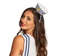 Produktbild: Boland Kostüm Diadem Navy Sailor weiß-blau Matrosen Haarreif für Karneval-Kostüm, Leichter, bequemer Sitz für lange Partynächte